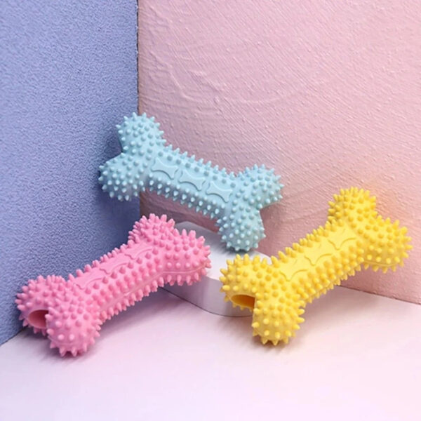 Igračka K11 za kućne ljubimce gumena kost za poslastice 12x6cm | ZooBerza.rs