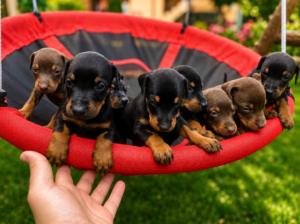 Štenci Dobermana, 8 štenaca