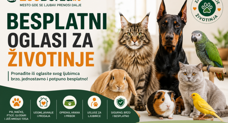 Besplatni oglasi za životinje