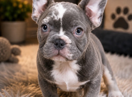 Plavi i Lilac Merle francuski buldozi – Slytherin FCI 6999